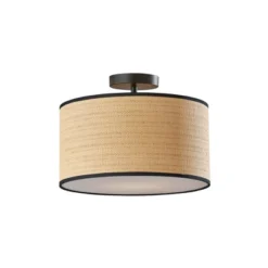 Harvest Flush Mount Black - Adesso -Adesso Shop GUEST 38ca9e24 d4c7 4a74 99a2 341965859555