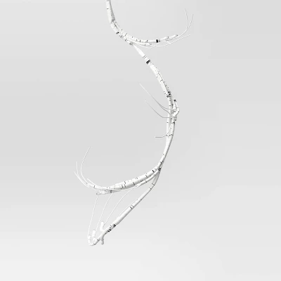 48ct LED Battery Operated Twig Dewdrop Christmas String Lights Warm White Silver Wire - Wondershop™ 4 48ct LED Battery Operated Twig Dewdrop Christmas String Lights Warm White Silver Wire - Wondershop™ - Image 2