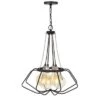 22" X 22" X 25" Ladue Metal Chandelier Black/Chrome - Cal Lighting -Adesso Shop GUEST 3d69ed9f bb00 444b add3 4406e1dae51c