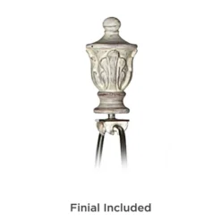 360 Lighting Vintage Chic Floor Lamp 60" Tall French Country Antique White Washed Cream Bell Shade For Living Room Reading Bedroom Office -Adesso Shop GUEST 3df8c41f a454 4099 b7c1 bdf3e4ceded7