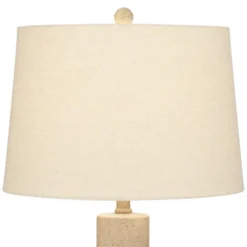 360 Lighting Sandstone Gourd 27" Tall Farmhouse Rustic Modern Coastal Table Lamp Brown Single Beige Shade Living Room Bedroom Bedside Nightstand House -Adesso Shop GUEST 3e412c0d 46ca 463f ada7 5caf127a7378