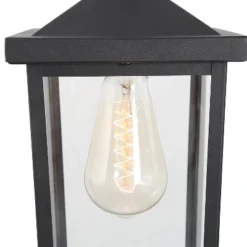 13" Metal/Glass Square Cage Modern Outdoor Pendant Light Black - LNC -Adesso Shop GUEST 3fee3753 fbc7 4919 8260 285a739e2dc7