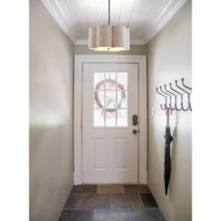 20" LED Adjustable Metal Pendant Oil Rubbed Bronze - Jonathan Y