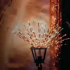 Twinkly Spritzer App-Controlled LED Lights Spritzer With 200 RGB (16 Million Colors) LEDs. 16 Inches Diameter. White Wire -Adesso Shop GUEST 43cfe213 883f 4f3b ad92 e8cd03a43e02