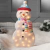 36" Incandescent Fabric Snowman Christmas Novelty Sculpture Light White - Wondershop™ -Adesso Shop GUEST 462f2c84 66c0 4ead bb73 757facce8b48