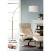 360 Lighting Modern Arc Floor Lamp With USB Charging Port 72" Tall Brass White Linen Drum Shade For Living Room Reading House Home 2 360 Lighting Modern Arc Floor Lamp With USB Charging Port 72" Tall Brass White Linen Drum Shade For Living Room Reading House Home -Adesso Shop GUEST 46eb8037 5faa 417e b158 b60763b547be