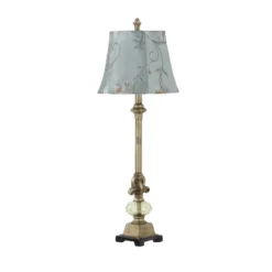Polystone Buffet Lamp With Tapered Shade Gold - Olivia & May -Adesso Shop GUEST 4775712f bc94 4a58 baa9 ad1371a0d4b7