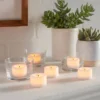 6pk LED Tealight Flameless Black Wick Candles White - Threshold™ -Adesso Shop GUEST 47b0ee6f e021 4037 9341 27a6c0e86aec