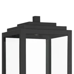 John Timberland Titan Modern Outdoor Post Light Mystic Black 21 3/4" Clear Glass Panels For Exterior Barn Deck House Porch Yard Patio Home Outside -Adesso Shop GUEST 48e3fd46 6afe 4ef0 b2a3 00099c77a2bd