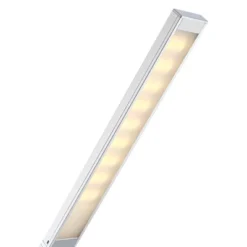 360 Lighting Jett Modern Desk Lamp 16 1/2" High Silver With USB Port And Nightlight LED Dimmer Touch On Off For Bedroom Bedside Nightstand Family Home -Adesso Shop GUEST 4b97809e af18 47a3 9620 271ed817c8f3