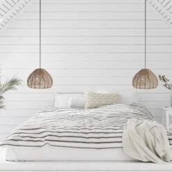 12.75" 1-Light Gloriana Pendant Rattan Brown - River Of Goods -Adesso Shop GUEST 4cbc7b59 0668 49b7 908c a289245150d0