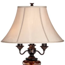 Barnes And Ivy Traditional Floor Lamp 4-Light 63" Tall Lush Bronze Tortoise Glass Font Bell Shade For Living Room Reading Bedroom Office -Adesso Shop GUEST 4d20a8f1 c6c6 4935 8f7b 6f8239cea028