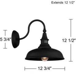 John Timberland Gough Rustic Industrial Wall Light Fixture Set Of 2 Texturized Black Dusk To Dawn Motion Sensor 12 1/2" For Post Exterior Barn Deck 17 John Timberland Gough Rustic Industrial Wall Light Fixture Set Of 2 Texturized Black Dusk To Dawn Motion Sensor 12 1/2" For Post Exterior Barn Deck -Adesso Shop GUEST 4d2f32dd b2c1 49a4 96be ba4697d8069c