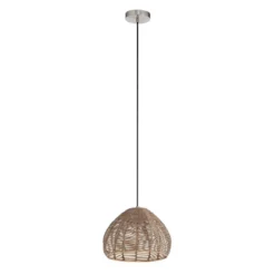 12.75" 1-Light Gloriana Pendant Rattan Brown - River Of Goods -Adesso Shop GUEST 4f9bf40c b7d0 4b87 8ae3 2f618f60eb94