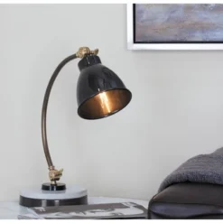 16" Metal Desk Lamp With Spotlight Shade Black - Olivia & May -Adesso Shop GUEST 50f14f99 bcd1 4c8f 8ca9 333f318302ea