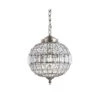 12" Crystal/Metal Georgina Chandelier Pendant (Includes Energy Efficient Light Bulb) Antique Brass - JONATHAN Y -Adesso Shop GUEST 51040780 e67c 4213 8ccd 8646c74ad6c2
