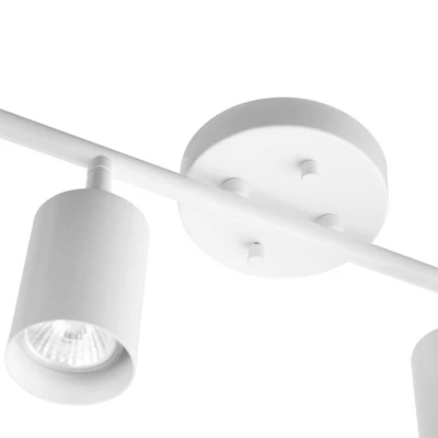Pratt 4-Light Matte White Track Lighting - Globe Electric 3 Pratt 4-Light Matte White Track Lighting - Globe Electric