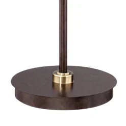 Franklin Iron Works Industrial Downbridge Floor Lamp 66" Tall Bronze Cognac Glass Dimmable LED Edison Bulb For Living Room Reading Office -Adesso Shop GUEST 540e0155 3c70 487d b927 3e28486f1213