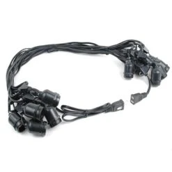 Novelty Lights Edison Outdoor String Lights With 15 Suspended Sockets Black Wire 48 Feet -Adesso Shop GUEST 545a8847 3ab8 4e6d b266 2c0ea4e9c448