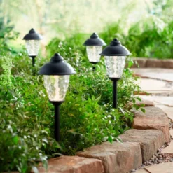 John Timberland Concord Black 18" High LED Landscape Path Lights Set Of 2 -Adesso Shop GUEST 55e933b7 31bd 4a04 ad8f a12059698a9f