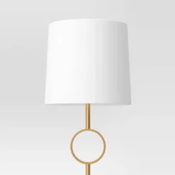 Metal Ring Floor Lamp Brass (Includes LED Light Bulb) - Threshold™ -Adesso Shop GUEST 562caccf d902 40af 8c30 977005b51350