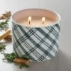 Plaid Ceramic Fireside Spruce Jar Christmas Candle Dark Green 11oz - Hearth & Hand™ With Magnolia -Adesso Shop GUEST 56874842 30b2 4956 a167 b5ed2aac1f19