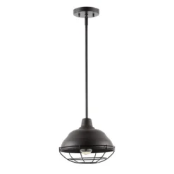 Light Levi Industrial Farmhouse Iron Linear LED Pendant Oil Rubbed Bronze - JONATHAN Y -Adesso Shop GUEST 56c7c65b 69fb 4cb3 8ed2 f33563ca8b2d
