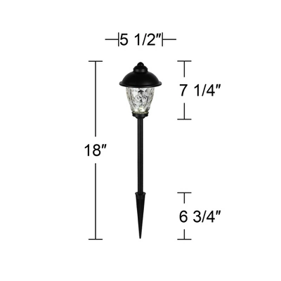 John Timberland Concord Black Finish Low Voltage 18" High LED Landscape Light 9 John Timberland Concord Black Finish Low Voltage 18" High LED Landscape Light - Image 7