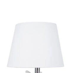 15.5" Whimsical Bulldog Table Lamp White (Includes LED Light Bulb) - Cresswell Lighting