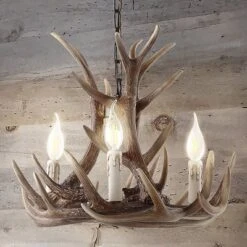18" LED Adjustable Resin Antler Chandelier Brown - Jonathan Y 9 18" LED Adjustable Resin Antler Chandelier Brown - Jonathan Y -Adesso Shop GUEST 5a853556 55e4 44fb adb1 f333c813dbc9