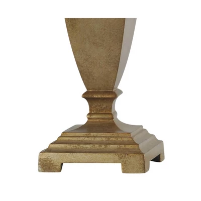 Set Of 2 Roman Traditional Table Lamps With Fabric Shade Gold/White - StyleCraft 4 Set Of 2 Roman Traditional Table Lamps With Fabric Shade Gold/White - StyleCraft - Image 2