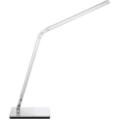 360 Lighting Jett Modern Desk Lamp 16 1/2" High Silver With USB Port And Nightlight LED Dimmer Touch On Off For Bedroom Bedside Nightstand Family Home -Adesso Shop GUEST 5b454fdb 57a2 4bda 82b6 9f00f63f2538