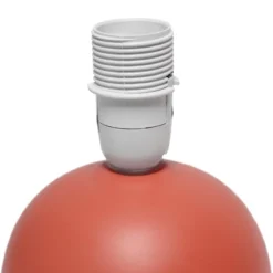 8.66" Petite Ceramic Orb Base Bedside Table Desk Lamp With Matching Tapered Drum Fabric Shade Orange - Creekwood Home 12 8.66" Petite Ceramic Orb Base Bedside Table Desk Lamp With Matching Tapered Drum Fabric Shade Orange - Creekwood Home -Adesso Shop GUEST 5d19d66b e58e 46ed b02f 7170cc7cf35b