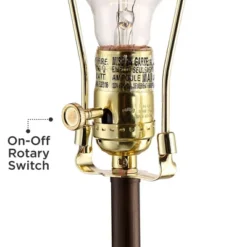 360 Lighting Todd Modern Table Lamps 30" Tall Set Of 2 Bronze With USB And AC Power Outlet In Base Oatmeal Shade For Bedroom Living Room Bedside Desk -Adesso Shop GUEST 5d9ec55c a11e 4e96 a6dc fe3d458cff79