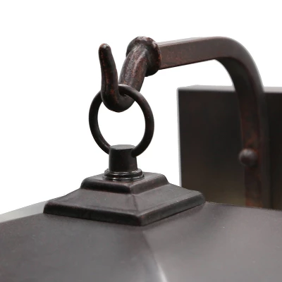 11.75" Stained Glass 1-Light Tiffany Style Bronze Outdoor Lantern Wall Sconce - River Of Goods 7 11.75" Stained Glass 1-Light Tiffany Style Bronze Outdoor Lantern Wall Sconce - River Of Goods - Image 5