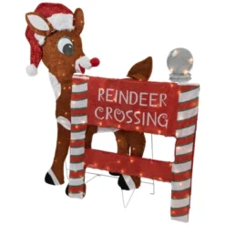 Northlight 36" LED Lighted Rudolph Reindeer Crossing Outdoor Christmas Sign Decoration -Adesso Shop GUEST 600f3200 61d4 4185 8891 4ea5483c2a0a