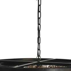 Metal Chandelier With Draped Wood Beads Light Beige - Storied Home 11 Metal Chandelier With Draped Wood Beads Light Beige - Storied Home -Adesso Shop GUEST 605cba00 c26f 4fe8 be22 6e6a27764b4a