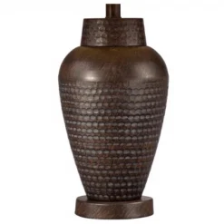 Regency Hill Modern Table Lamp With USB And AC Power Outlet Workstation Charging Base 25" High Hammered Bronze Empire Shade For Living Room Desk -Adesso Shop GUEST 621323b0 a16f 4aa2 a2c9 e361627a1ad1