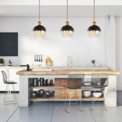 7.5" Metal Adjustable Nixon Drop Globe Pendant (Includes Energy Efficient Light Bulb) Brass - JONATHAN Y -Adesso Shop GUEST 662299d7 14f7 4f9b bcb8 008a3e7f58a8