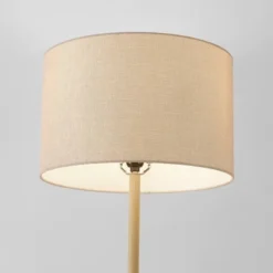 62" Cove Light Faux Wood Floor Lamp With Jute Shade - Globe Electric -Adesso Shop GUEST 680e74c5 315a 4230 b069 5049023797dd