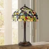 Robert Louis Tiffany Traditional Table Lamp 24.75" High Bronze Tropical Birds Stained Glass Shade For Living Room Family Bedroom Nightstand -Adesso Shop GUEST 6b925466 47f9 4659 8a69 2685c062f644