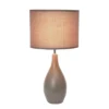 18.11" Traditional Standard Ceramic Dewdrop Table Desk Lamp With Matching Fabric Shade Gray - Creekwood Home 2 18.11" Traditional Standard Ceramic Dewdrop Table Desk Lamp With Matching Fabric Shade Gray - Creekwood Home -Adesso Shop GUEST 6c40c6ea bdaf 407c aae0 69391c0adb8f