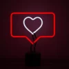 Amped Co 13 X 11 Inches Neon Desk Light Like Sign Symbol, Heart, Red And White -Adesso Shop GUEST 6c5cb24d 5f7e 48df 8d7b 558c19ec0c67