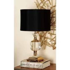 Crystal Table Lamp With Drum Shade Gold - Olivia & May -Adesso Shop GUEST 6d43d59c a7f9 433e ab17 c4156aff27b9