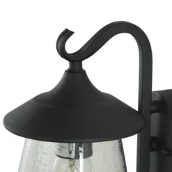 9.8" Metal/Glass Outdoor Lamp Black - LNC 15 9.8" Metal/Glass Outdoor Lamp Black - LNC -Adesso Shop GUEST 6ee56193 6e56 4142 b542 65672e43ced7
