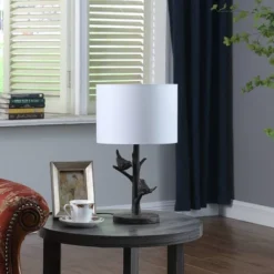 18" Sparrow Birds On A Tree Polyresin Table Lamp Bronze - Ore International -Adesso Shop GUEST 6f3bd50d 624d 43db a980 c5eb729fbfbf