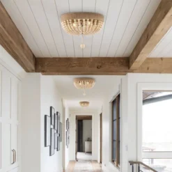 14" LED 2-Light Justina Wood Bead Iron Pendant Taupe/Chrome - JONATHAN Y 8 14" LED 2-Light Justina Wood Bead Iron Pendant Taupe/Chrome - JONATHAN Y -Adesso Shop GUEST 7147aeff 19c3 4476 a699 4c87c00490d4