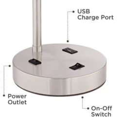 360 Lighting Colby Nickel USB Desk Lamps Set Of 2 With Smart Socket 13 360 Lighting Colby Nickel USB Desk Lamps Set Of 2 With Smart Socket -Adesso Shop GUEST 7189f8b2 ba25 41fb be57 d087e366bfc9