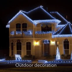 Dartwood Solar String Lights - Outdoor Decorative Solar Fairy Lights For Your House, Yard, Or Garden (2 Pack, Blue) -Adesso Shop GUEST 71bb6769 bc5a 435d bfc4 74f88a83072c