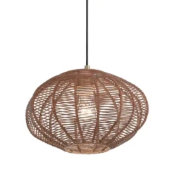 13.5" 1-Light Linnea Pendant Rattan Brown - River Of Goods 17 13.5" 1-Light Linnea Pendant Rattan Brown - River Of Goods -Adesso Shop GUEST 7522e388 36bb 4747 8c66 97d9ba8677e6